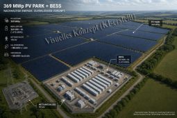 PV 369 MWp / Batteriespeicherprojekt 369 MW x 4 Stunden